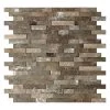 Inoxia SpeedTiles Bengal Brown 11.77 In. X 11.57 In. X 8 Mm Stone Self-Adhesive Wall Mosaic Tile (11.4 Sq. Ft. / Case) -Flooring Specialty Store 080dceaa92cda94dc69b6adbed5cd339 1800x1800