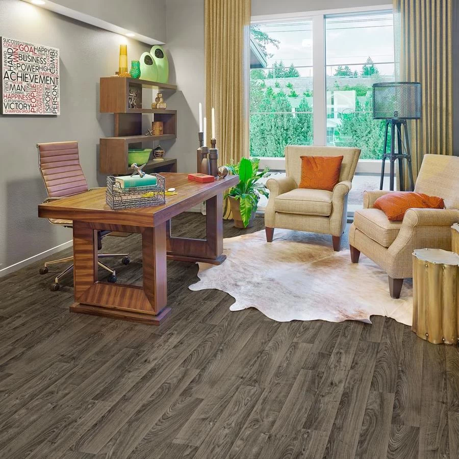 Congoleum ArmorCore LC Wood Ridge 12-ft W Cut-to-Length Rainy Evening Wood Look Low-Gloss Finish Sheet Vinyl 3 Congoleum ArmorCore LC Wood Ridge 12-ft W Cut-to-Length Rainy Evening Wood Look Low-Gloss Finish Sheet Vinyl