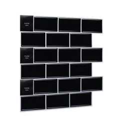 Subway Black 12 In. W X 12 In. H Peel And Stick Decorative Mosaic Wall Tile Backsplash (5 Tiles) -Flooring Specialty Store 0fb697d131f685948eab742b95a4fa81 774d0356 9d49 4eaf 9e66 6e05fc377759 1800x1800