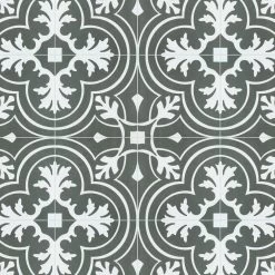 Merola Tile Twenties Classic Encaustic 7-3/4 In. X 7-3/4 In. Ceramic Floor And Wall Tile (11.11 Sq. Ft. / Case) -Flooring Specialty Store 1785576abe33a7b66436f2804d7fed3d 1800x1800