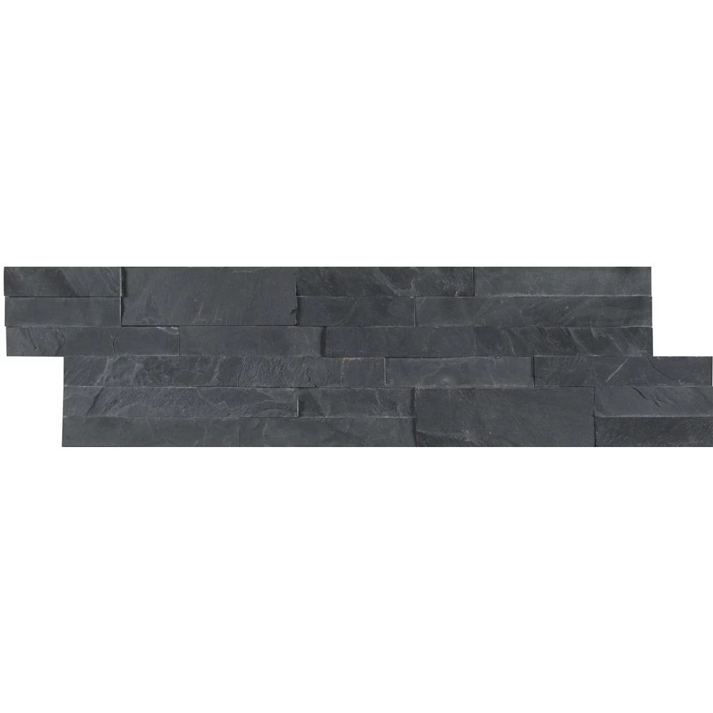 MSI Midnight Ash Veneer Peel And Stick 6 In. X 22 In. Honed Slate Wall Tile (13.80 Sq. Ft. / Case) 13 MSI Midnight Ash Veneer Peel And Stick 6 In. X 22 In. Honed Slate Wall Tile (13.80 Sq. Ft. / Case) - Image 11