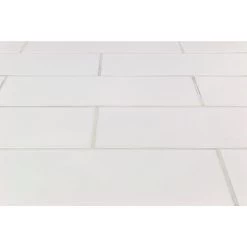 Ivy Hill Tile Essential White 4 In. X 12 In. X 6mm Polished Ceramic Subway Wall Tile (9.68 Sq. Ft./case) -Flooring Specialty Store 29a35d205aab40db9db9521d384f1bf5 1800x1800
