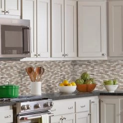 MSI Arctic Storm 12 In. X 12 In. X 10mm Honed Marble Mesh-Mounted Mosaic Floor And Wall Tile (1 Sq. Ft.) -Flooring Specialty Store 2d682c670bb5b27f6e4d7ec93a5d5696 1800x1800