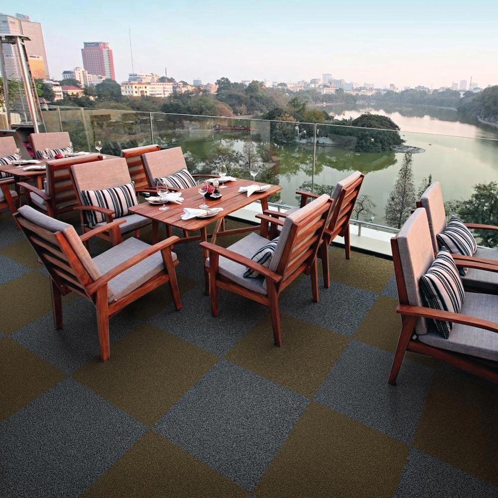 Foss Peel And Stick Grizzly Grass 24 In. X 24 In. Slate Grey Artificial Grass Carpet Tiles (15-Pack) 8 Foss Peel And Stick Grizzly Grass 24 In. X 24 In. Slate Grey Artificial Grass Carpet Tiles (15-Pack) - Image 6