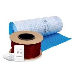 WarmlyYours 220 Ft. Cable System With Heat Membrane And Touch Screen Thermostat