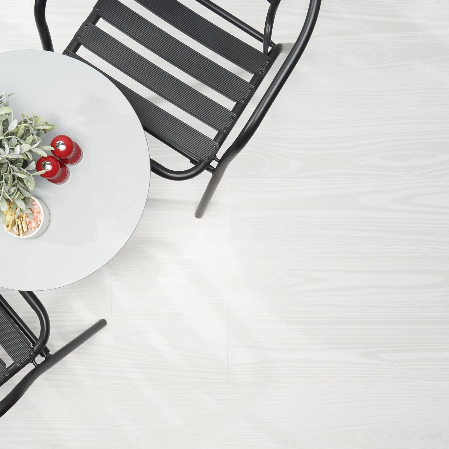 Bond Tile Sketchwood White 8 In. X 48 In. Matte Porcelain Floor And Wall Tile (5 Pieces 12.91 Sq. Ft. / Box) 4 Bond Tile Sketchwood White 8 In. X 48 In. Matte Porcelain Floor And Wall Tile (5 Pieces 12.91 Sq. Ft. / Box) - Image 2