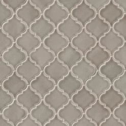 MSI Dove Gray Arabesque 10-1/2 In. X 15-1/2 In. X 8 Mm Glossy Ceramic Mesh-Mounted Mosaic Wall Tile (11.7 Sq. Ft. / Case) -Flooring Specialty Store 333915551bc521d03b0ca41f5248ecf0 bdde96bf 0711 4af9 a855 7666857c58ae 1800x1800