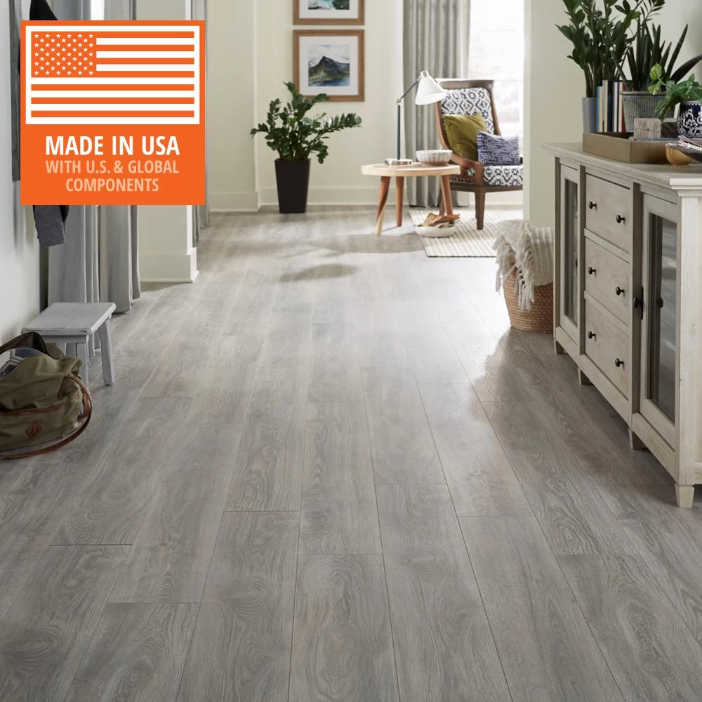Home Decorators Collection Water Resistant EIR Silverton Oak 8 Mm Thick X 7-1/2 In. Wide X 50-2/3 In Length Laminate Flooring (23.69 Sq. Ft./ Case) 9 Home Decorators Collection Water Resistant EIR Silverton Oak 8 Mm Thick X 7-1/2 In. Wide X 50-2/3 In Length Laminate Flooring (23.69 Sq. Ft./ Case) - Image 7