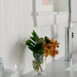 Daltile Restore Bright White 4-1/4 In. X 4-1/4 In. Ceramic Wall Tile (12.5 Sq. Ft. / Case) -Flooring Specialty Store 3f9275eb0250865f32a7319a0ca2748f 1800x1800