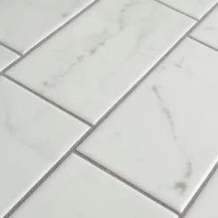 Merola Tile Classico Carrara Glossy 3 In. X 6 In. Ceramic Subway Wall Tile (6.03 Sq. Ft. / Case) -Flooring Specialty Store 4192262deeb065ce9050b7302d4eb9b7 1800x1800