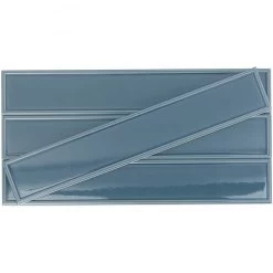 Bond Tile Sheffield Frame Blue 4 In. X 24 In. Polished Ceramic Wall Tile (8 Pieces 5.16 Sq. Ft. / Box) 9 Bond Tile Sheffield Frame Blue 4 In. X 24 In. Polished Ceramic Wall Tile (8 Pieces 5.16 Sq. Ft. / Box) -Flooring Specialty Store 47de2565 bc98 4af9 9967 71aa6831bfc6.9ea3c636dbf30a6728cc4e2d32e63d69 1800x1800