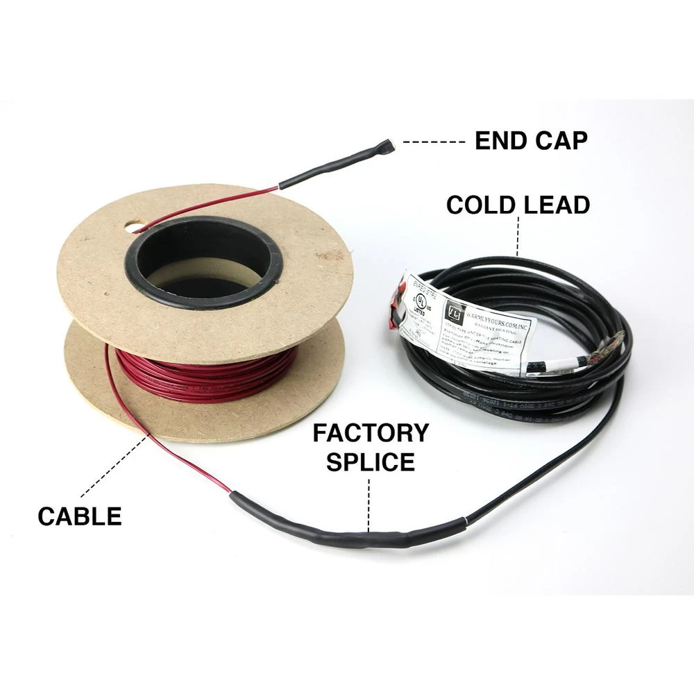 WarmlyYours 90 Ft. Cable System With Touch Screen Thermostat 4 WarmlyYours 90 Ft. Cable System With Touch Screen Thermostat - Image 2