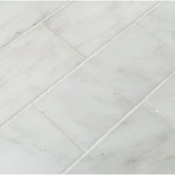 Flooring Specialty Store 37 MSI Greecian White 3 In. X 6 In. Polished Marble Floor And Wall Tile (1 Sq. Ft. / Case)