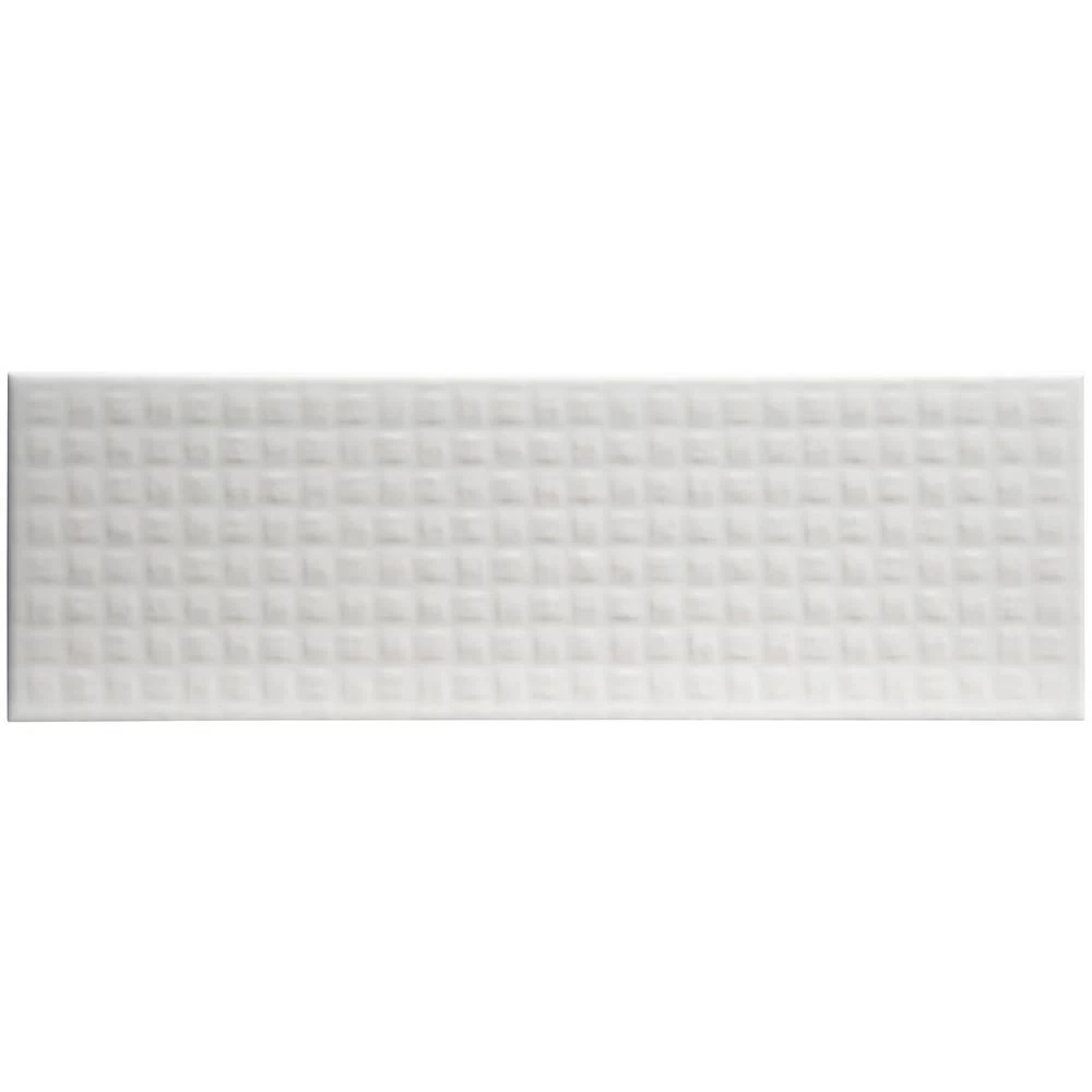 MSI Citylights Pure 3D Mix 12 In. X 4 In. Glossy Ceramic White Textured Subway Tile (9.9 Sq. Ft. / Case) 13 MSI Citylights Pure 3D Mix 12 In. X 4 In. Glossy Ceramic White Textured Subway Tile (9.9 Sq. Ft. / Case) - Image 11