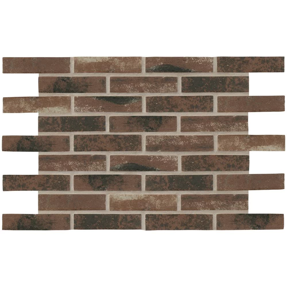 MSI Capella Red Brick 2 In. X 10 In. Matte Porcelain Floor And Wall Tile (5.17 Sq. Ft. / Case) 6 MSI Capella Red Brick 2 In. X 10 In. Matte Porcelain Floor And Wall Tile (5.17 Sq. Ft. / Case) - Image 4