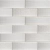 MSI Citylights Pure 3D Mix 12 In. X 4 In. Glossy Ceramic White Textured Subway Tile (9.9 Sq. Ft. / Case) -Flooring Specialty Store 6a2a1097574fa907883ef2268929819b 1800x1800