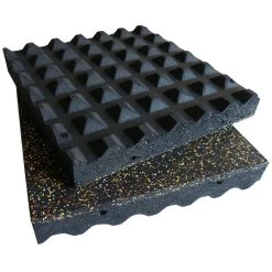 Rubber-Cal "Eco-Safety" Interlocking Playground Tiles - 3 X 19.5 X 19.5 Inch - One Tile - 2.77 Square Feet - Blue/White Speckled -Flooring Specialty Store 6e13a254 62a6 4b04 9bbb 0e1e4d1cab86.690c4c3ef422ef27c94fb2b7f1898f65 1800x1800