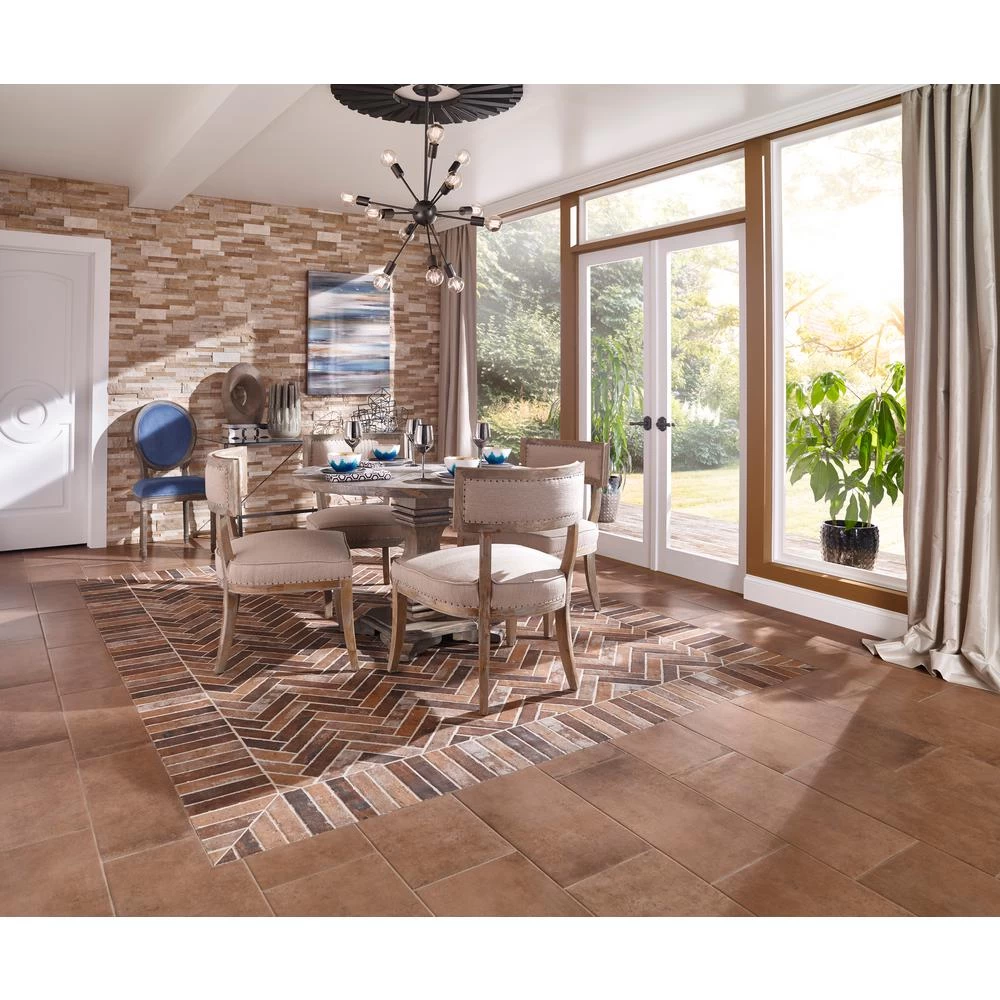 MSI Capella Red Brick 2 In. X 10 In. Matte Porcelain Floor And Wall Tile (5.17 Sq. Ft. / Case) 10 MSI Capella Red Brick 2 In. X 10 In. Matte Porcelain Floor And Wall Tile (5.17 Sq. Ft. / Case) - Image 8