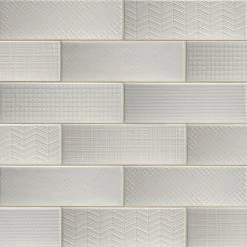 MSI Citylights Pure 3D Mix 12 In. X 4 In. Glossy Ceramic White Textured Subway Tile (9.9 Sq. Ft. / Case) 32 MSI Citylights Pure 3D Mix 12 In. X 4 In. Glossy Ceramic White Textured Subway Tile (9.9 Sq. Ft. / Case) -Flooring Specialty Store 7641276a5d3f29bd81f22e38afbbe290 1800x1800