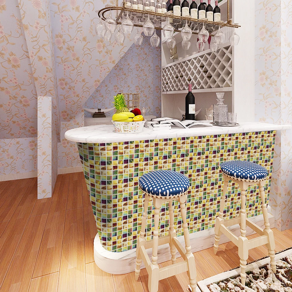 18Pcs Mosaic Tile Stickers Backsplash Self Adhesive Transfer Kitchen Wall Floor Decals 12 18Pcs Mosaic Tile Stickers Backsplash Self Adhesive Transfer Kitchen Wall Floor Decals - Image 10