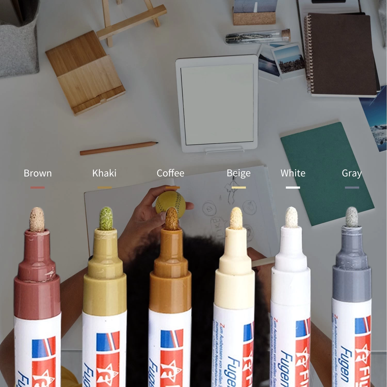 Grout Marker Grout Tile Pen Grout Restorer Pen Renew Marker With Replacement Nib For Tile Grout Lines Tile Wall Floor Bathrooms Kitchen 5 Grout Marker Grout Tile Pen Grout Restorer Pen Renew Marker With Replacement Nib For Tile Grout Lines Tile Wall Floor Bathrooms Kitchen - Image 3