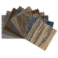 Perfection Floor Tile Vintage Wood Collection 6-Piece 20-in X 20-in Sorrel Oak Vinyl Tile