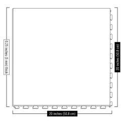 Perfection Floor Tile Vintage Wood Collection 6-Piece 20-in X 20-in Sorrel Oak Vinyl Tile -Flooring Specialty Store 815111023561 16502164 1800x1800