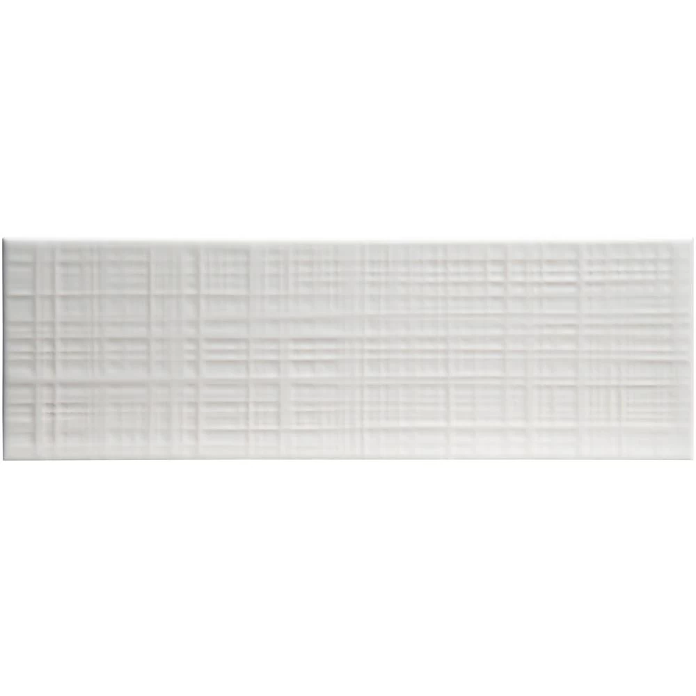 MSI Citylights Pure 3D Mix 12 In. X 4 In. Glossy Ceramic White Textured Subway Tile (9.9 Sq. Ft. / Case) 6 MSI Citylights Pure 3D Mix 12 In. X 4 In. Glossy Ceramic White Textured Subway Tile (9.9 Sq. Ft. / Case) - Image 4