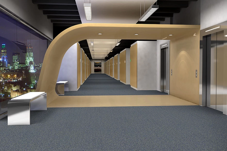 Horsforth 24" X 24" (72SF/carton) Carpet Tile In SLATEN SKY 4 Horsforth 24" X 24" (72SF/carton) Carpet Tile In SLATEN SKY - Image 2