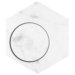 Merola Tile Classico Carrara Hexagon 7 In. X 8 In. Porcelain Floor And Wall Tile (7.67 Sq. Ft. / Case) 21 Merola Tile Classico Carrara Hexagon 7 In. X 8 In. Porcelain Floor And Wall Tile (7.67 Sq. Ft. / Case) -Flooring Specialty Store 98894ca89c306021b7c75f355333f8e9 1800x1800