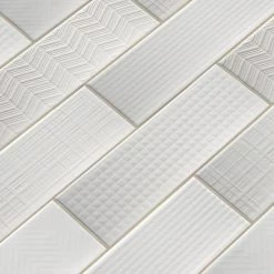 MSI Citylights Pure 3D Mix 12 In. X 4 In. Glossy Ceramic White Textured Subway Tile (9.9 Sq. Ft. / Case) 21 MSI Citylights Pure 3D Mix 12 In. X 4 In. Glossy Ceramic White Textured Subway Tile (9.9 Sq. Ft. / Case) -Flooring Specialty Store a4728ac0b35d60eacd2c8ef73bc5ff7a 1800x1800