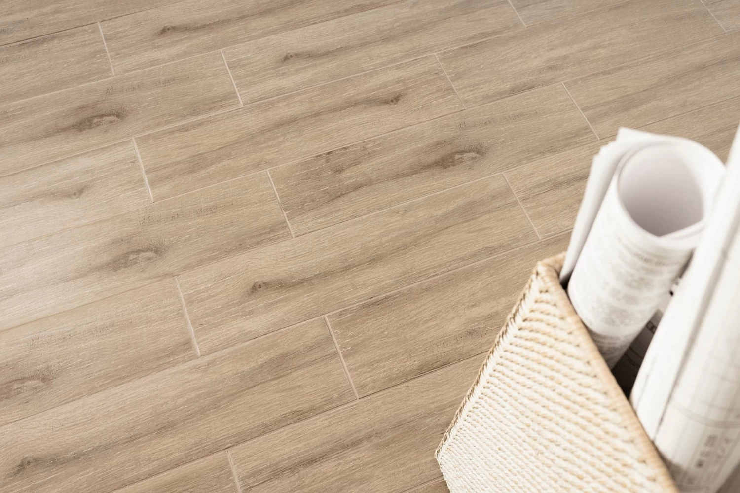 Heathland 6-in X 24-in Wood Look Porcelain Field Tile In Walnut 4 Heathland 6-in X 24-in Wood Look Porcelain Field Tile In Walnut - Image 2