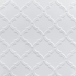 Bond Tile Roma White 6.25 In. X 7.25 In. Ceramic Arabesque Wall Tile (30 Pieces 4.84 Sq. Ft. / Box) -Flooring Specialty Store a936c2f1 68bb 46d5 862a c32e52fb4837.c28c9c142482a7cf73b36165bd304909 1800x1800