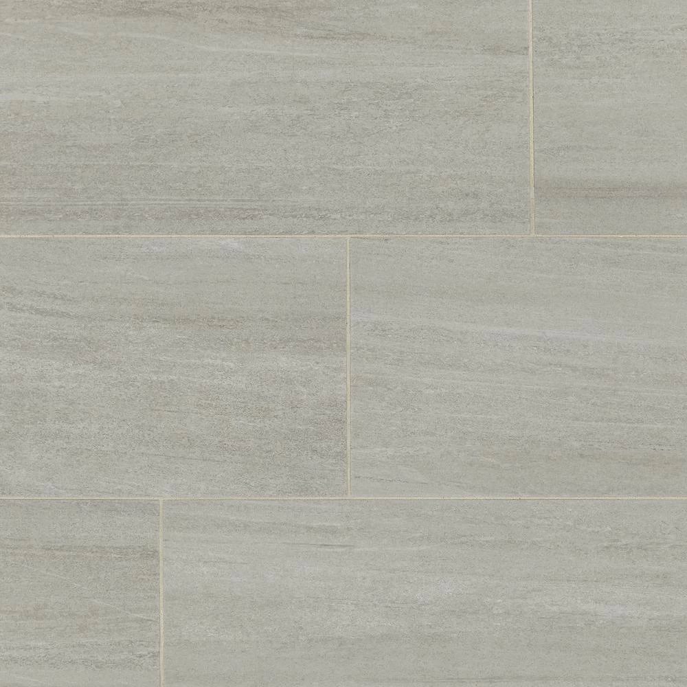 Home Decorators Collection Nova Falls Gray 12 In. X 24 In. Porcelain Floor And Wall Tile (15.6 Sq. Ft./Case) 3 Home Decorators Collection Nova Falls Gray 12 In. X 24 In. Porcelain Floor And Wall Tile (15.6 Sq. Ft./Case)