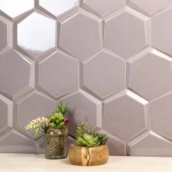 Magen Leveled-Hex Gray Polished Ceramic Hexagon Tile -Flooring Specialty Store abc83558 378f 4204 bf91 2dd04b11fcf6.571301d7b44f08a9df387ac369eff137 1800x1800