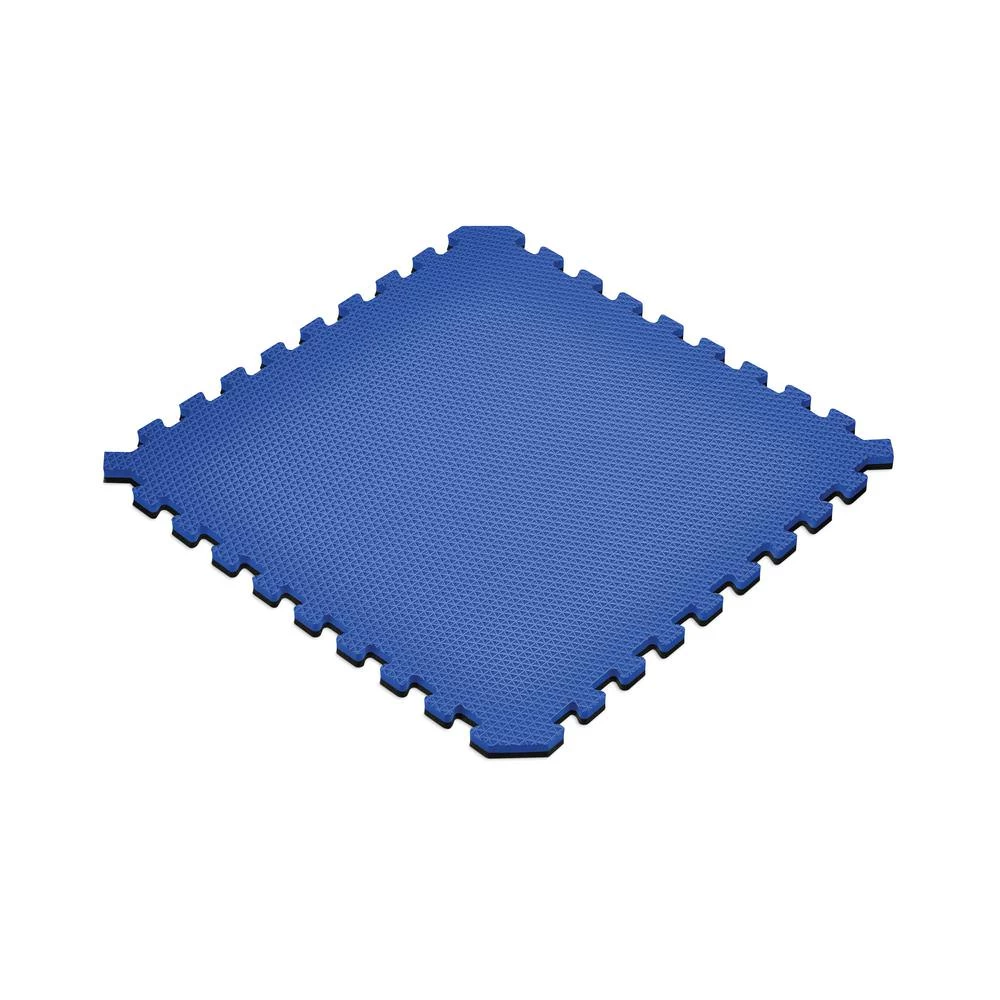 Norsk Dazzling Blue/Black 24 In. X 24 In. EVA Foam Truly Reversible Sport MMA Interlocking Tile (12-Tile) 5 Norsk Dazzling Blue/Black 24 In. X 24 In. EVA Foam Truly Reversible Sport MMA Interlocking Tile (12-Tile) - Image 3