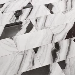 Daltile QuicTile 12 In. X 24 In. Panda Marble Polished Porcelain Locking Floor Tile (9.6 Sq. Ft. / Case) -Flooring Specialty Store b1140d3aec1d5782afb840919e5898ad 1800x1800