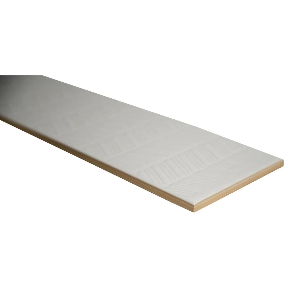 MSI Citylights Pure 3D Mix 12 In. X 4 In. Glossy Ceramic White Textured Subway Tile (9.9 Sq. Ft. / Case) 10 MSI Citylights Pure 3D Mix 12 In. X 4 In. Glossy Ceramic White Textured Subway Tile (9.9 Sq. Ft. / Case) - Image 8