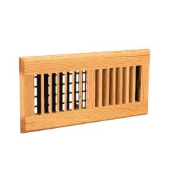 Decor Grates 4" X 10" Oak Wood Natural Finish Louvered Design Floor Register -Flooring Specialty Store b4635d7b 8f2a 4555 b0c2 651bb0c7e9a7 1.01f294018ddeae7a4cd7073b55e8d534 1800x1800