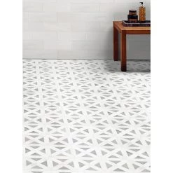 MSI Geometrica 12 In. X 12 In. X 10mm Bianco Dolomite Polished Marble Mesh-Mounted Mosaic Tile (10 Sq. Ft. / Case) -Flooring Specialty Store b6dd55b1e6a9745508310acdd730e902 1800x1800