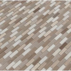 MSI Arctic Storm 12 In. X 12 In. X 10mm Honed Marble Mesh-Mounted Mosaic Floor And Wall Tile (1 Sq. Ft.) -Flooring Specialty Store b76e4855610c9ec5bc2618ba5387b37a 1800x1800