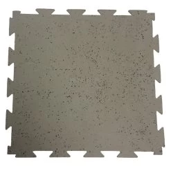 Rubber-Cal Terra-Flex 1/4 In. X 24 In. X 24 In. Dark Gray Interlocking Rubber Mat (5-Pack, 20 Sq. Ft.)