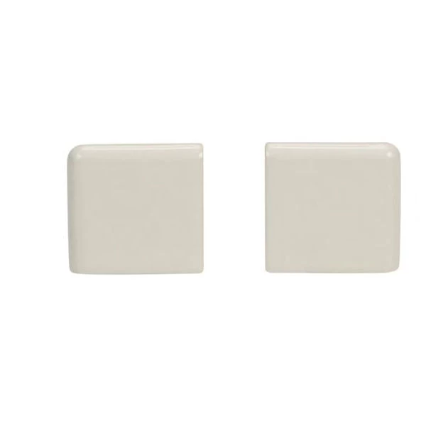American Olean Starting Line Biscuit Gloss Ceramic Bullnose Tile, 2-in X 2-in. 3 American Olean Starting Line Biscuit Gloss Ceramic Bullnose Tile, 2-in X 2-in.