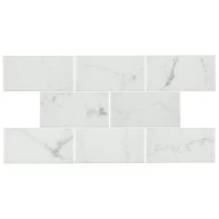 Merola Tile Classico Carrara Glossy 3 In. X 6 In. Ceramic Subway Wall Tile (6.03 Sq. Ft. / Case) -Flooring Specialty Store caa3bd4cf004389abf04a365acc59559 1800x1800