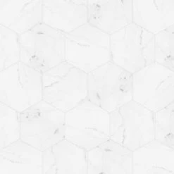 Merola Tile Classico Carrara Hexagon 7 In. X 8 In. Porcelain Floor And Wall Tile (7.67 Sq. Ft. / Case) 18 Merola Tile Classico Carrara Hexagon 7 In. X 8 In. Porcelain Floor And Wall Tile (7.67 Sq. Ft. / Case) -Flooring Specialty Store cf53630405ecc4fe7fecd987886f9ad3 1800x1800