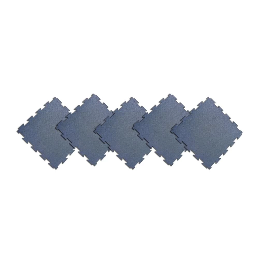Rubber-Cal Terra-Flex 1/4 In. X 24 In. X 24 In. Dark Gray Interlocking Rubber Mat (5-Pack, 20 Sq. Ft.) 6 Rubber-Cal Terra-Flex 1/4 In. X 24 In. X 24 In. Dark Gray Interlocking Rubber Mat (5-Pack, 20 Sq. Ft.) - Image 4