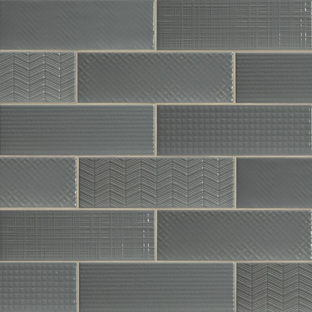 MSI Citylights Pure 3D Mix 12 In. X 4 In. Glossy Ceramic White Textured Subway Tile (9.9 Sq. Ft. / Case) 14 MSI Citylights Pure 3D Mix 12 In. X 4 In. Glossy Ceramic White Textured Subway Tile (9.9 Sq. Ft. / Case) - Image 12