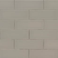 MSI Pebble 3 In. X 9 In. X 8mm Glossy Glass Gray Subway Tile (3.8 Sq. Ft. /case) -Flooring Specialty Store e27478505334fd7aa9c5e7aaaa70be6d 1800x1800