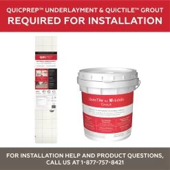 Daltile QuicTile 12 In. X 24 In. Panda Marble Polished Porcelain Locking Floor Tile (9.6 Sq. Ft. / Case) -Flooring Specialty Store ecd2f70afb7f5512e9c8704c57f69d72 bd56c045 8aee 42e4 9fc1 9a5f5d42b0f4 1800x1800