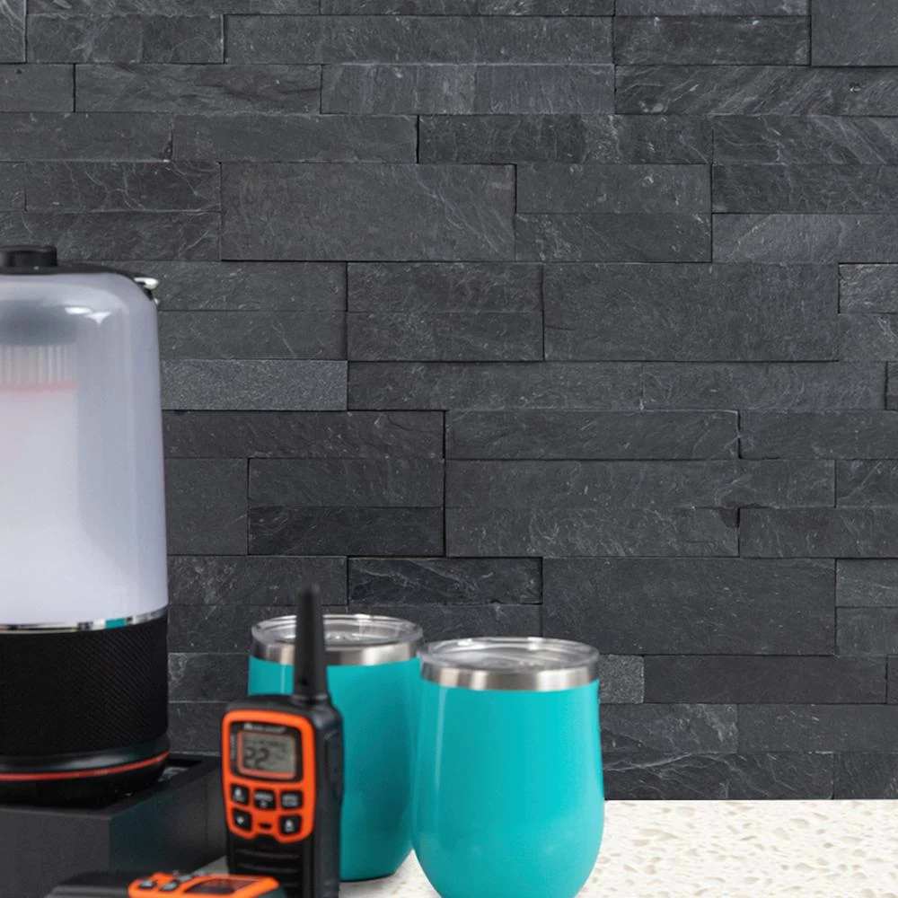 MSI Midnight Ash Veneer Peel And Stick 6 In. X 22 In. Honed Slate Wall Tile (13.80 Sq. Ft. / Case) 10 MSI Midnight Ash Veneer Peel And Stick 6 In. X 22 In. Honed Slate Wall Tile (13.80 Sq. Ft. / Case) - Image 8